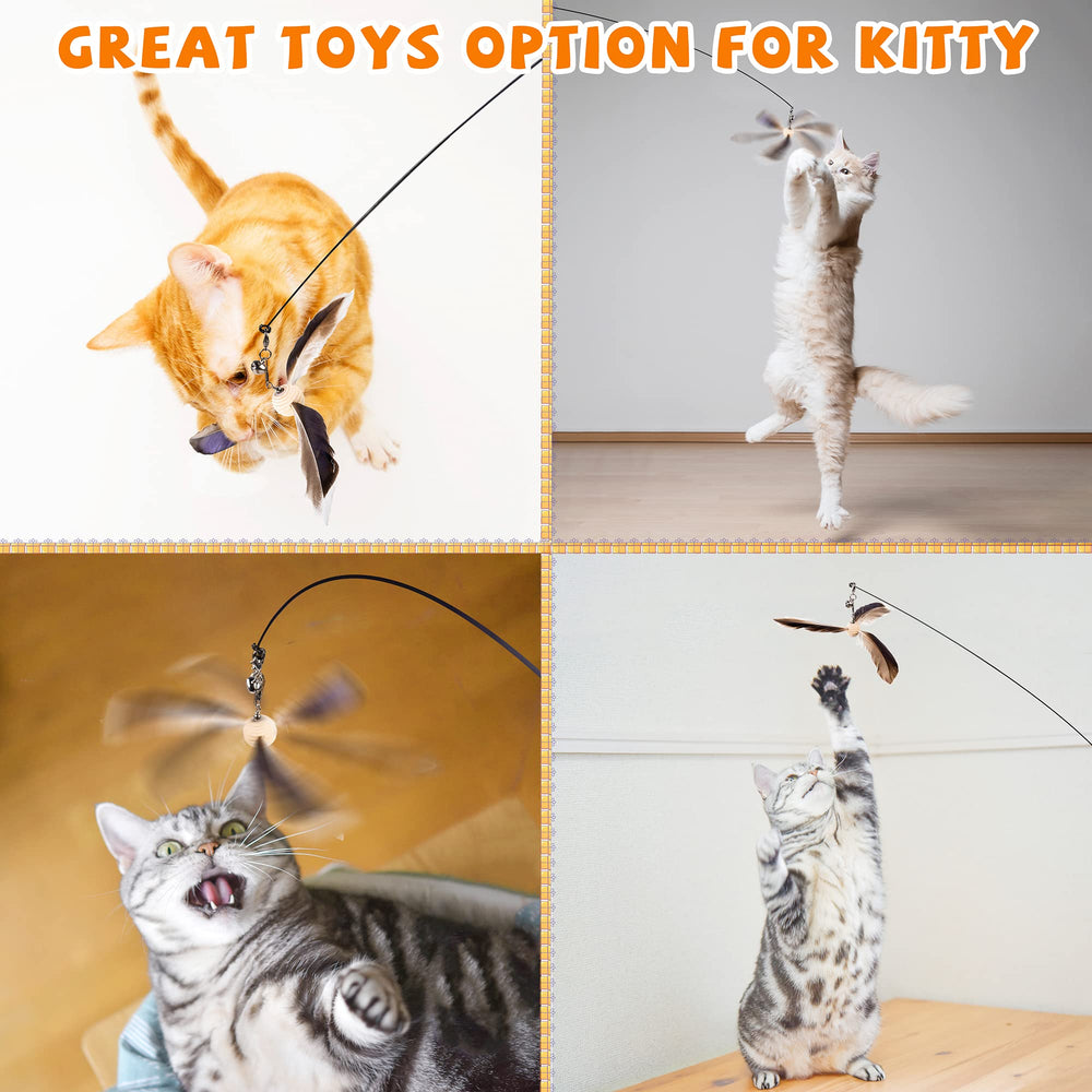 JXFUKAL jouet-chat-clochette propage cloche pour attraction et jeu actif.