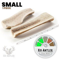 K-9 Antler Co, morceau d’élan petit et éclaté, idéale pour occuper les chiens lors des jeux.