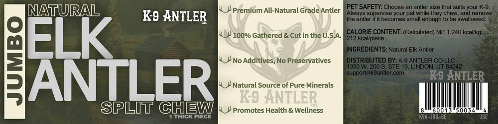 K-9 Antler Co. grand format pour chiens très volumineux comme Saint-Bernard.
