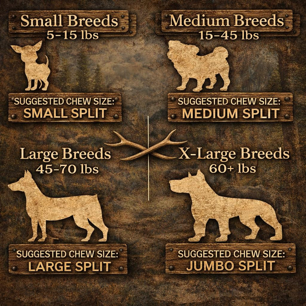 K-9 Antler Co. origine sauvage et écologique, respectueuse de l'environnement.