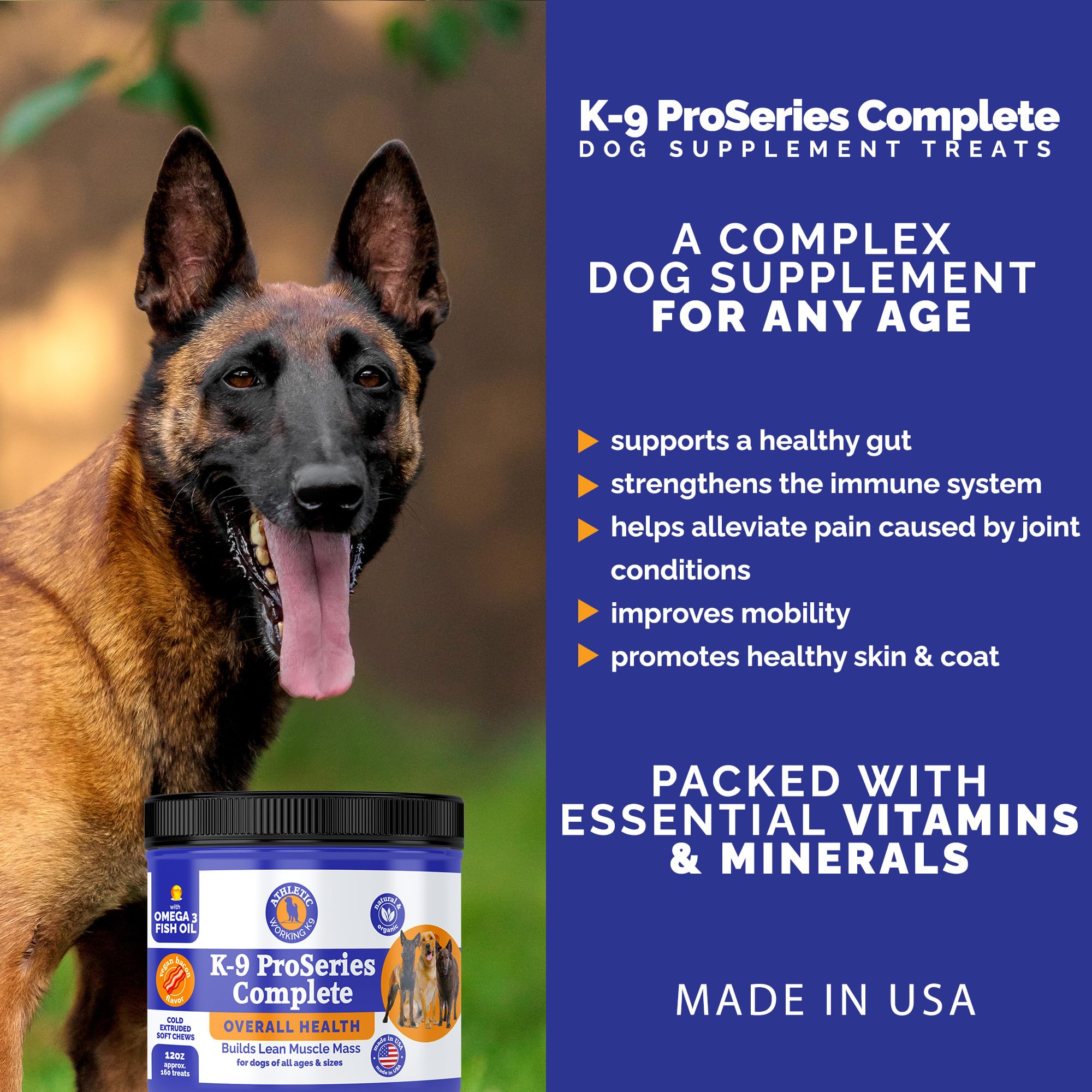 K-9 ProSeries Complète Santé Canine – Probiotiques et Bien-être