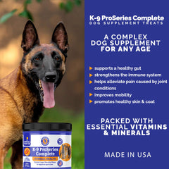 K-9 ProSeries Complète Santé Canine – Probiotiques et Bien-être