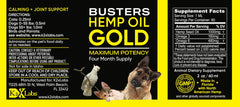 Gouttes Buster's Gold pour chiens et chats, administration facile