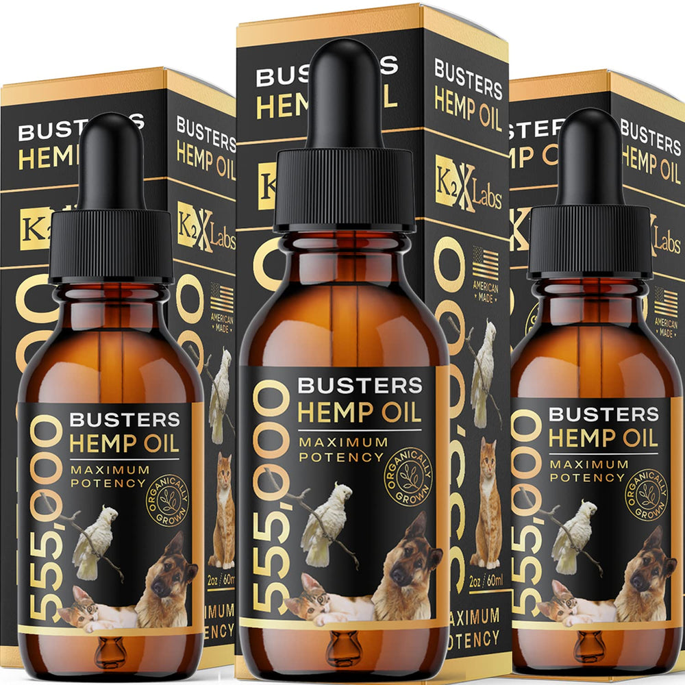 K2xLabs huile chanvre Buster, bouteille 60ml, soutien potentiel des articulations.