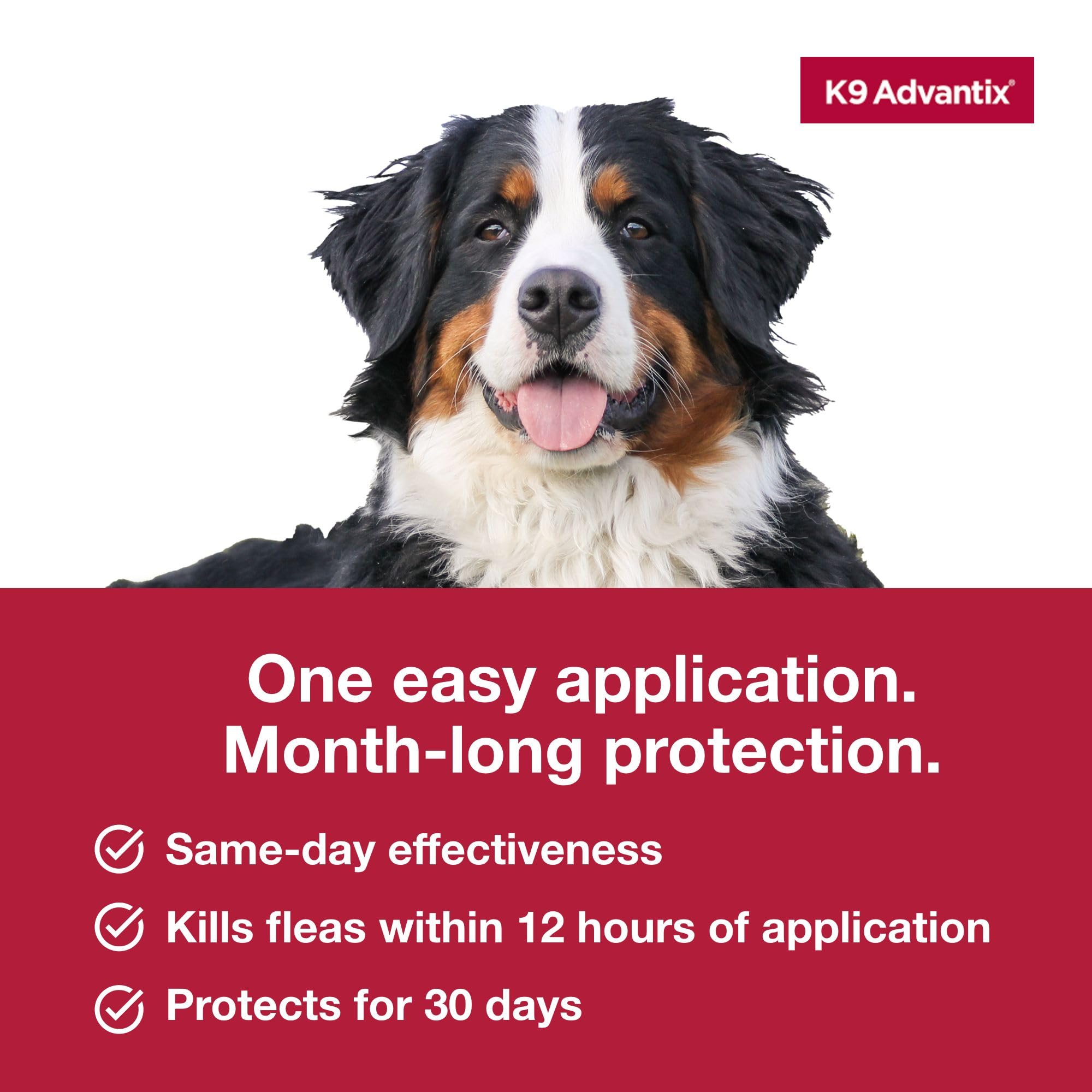 K9 Advantix Extra Large : formule résistante à l'eau après 24 heures.