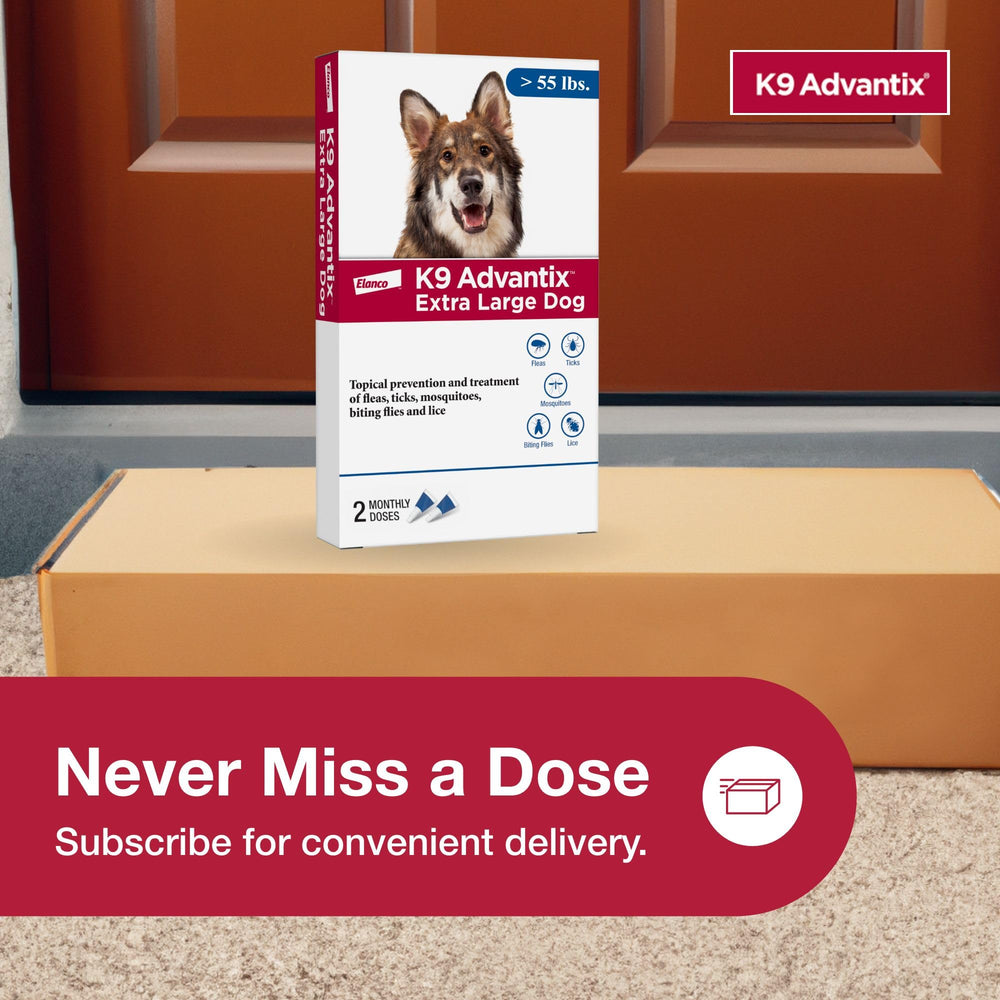 K9 Advantix Extra Large : sans ordonnance, solution pratique et simple à utiliser.