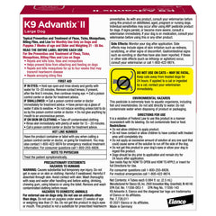 K9 Advantix II image d’application topique simple.