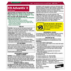 K9 Advantix – emballage clair pour une utilisation sécurisée.