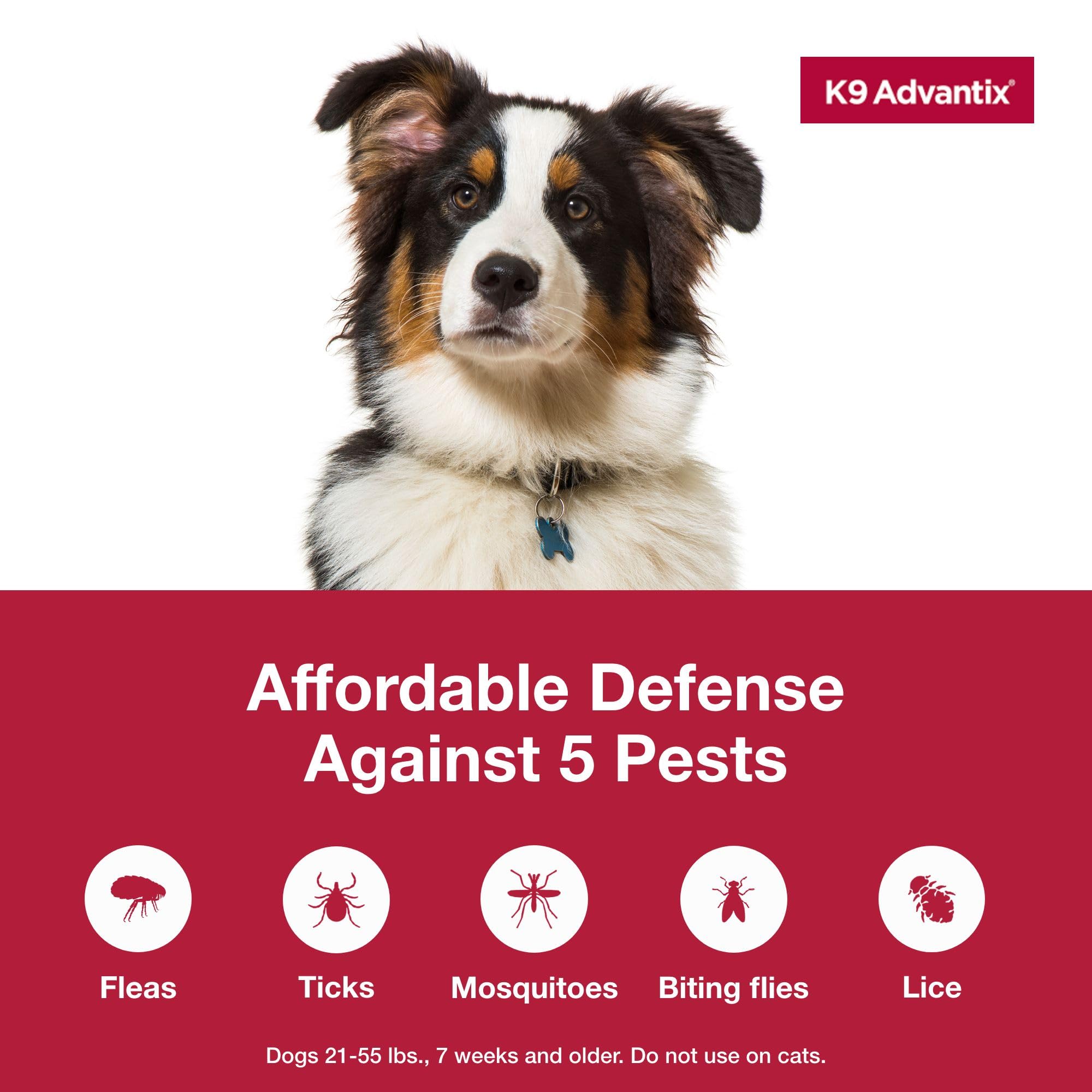 K9 Advantix protection contre puces, tiques et moustiques pour chien
