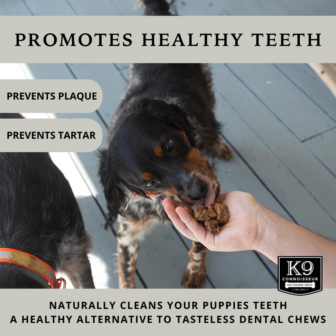 K9 Connoisseur, parfum naturel et texture tendre appréciée par les chiens.