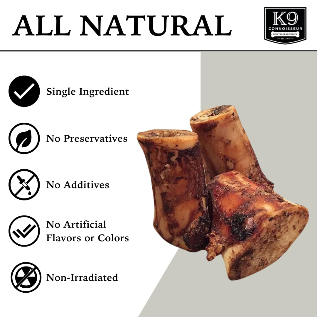 K9 Connoisseur os de moelle boeuf pack-3 texture riche, idéale pour une mastication durable.