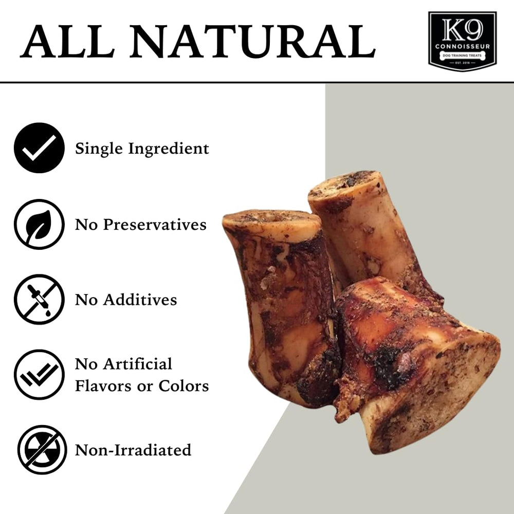 K9 Connoisseur os de moelle boeuf pack-3 texture riche, idéale pour une mastication durable.
