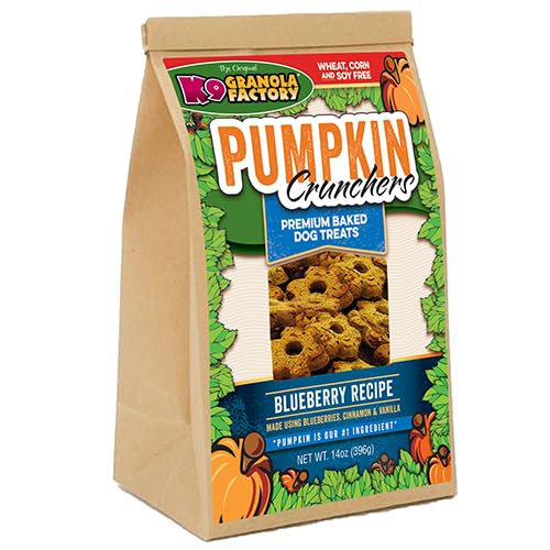 K9 Granola Factory Blueberry Pumpkin Crunchers ingrédients naturels pour chien
