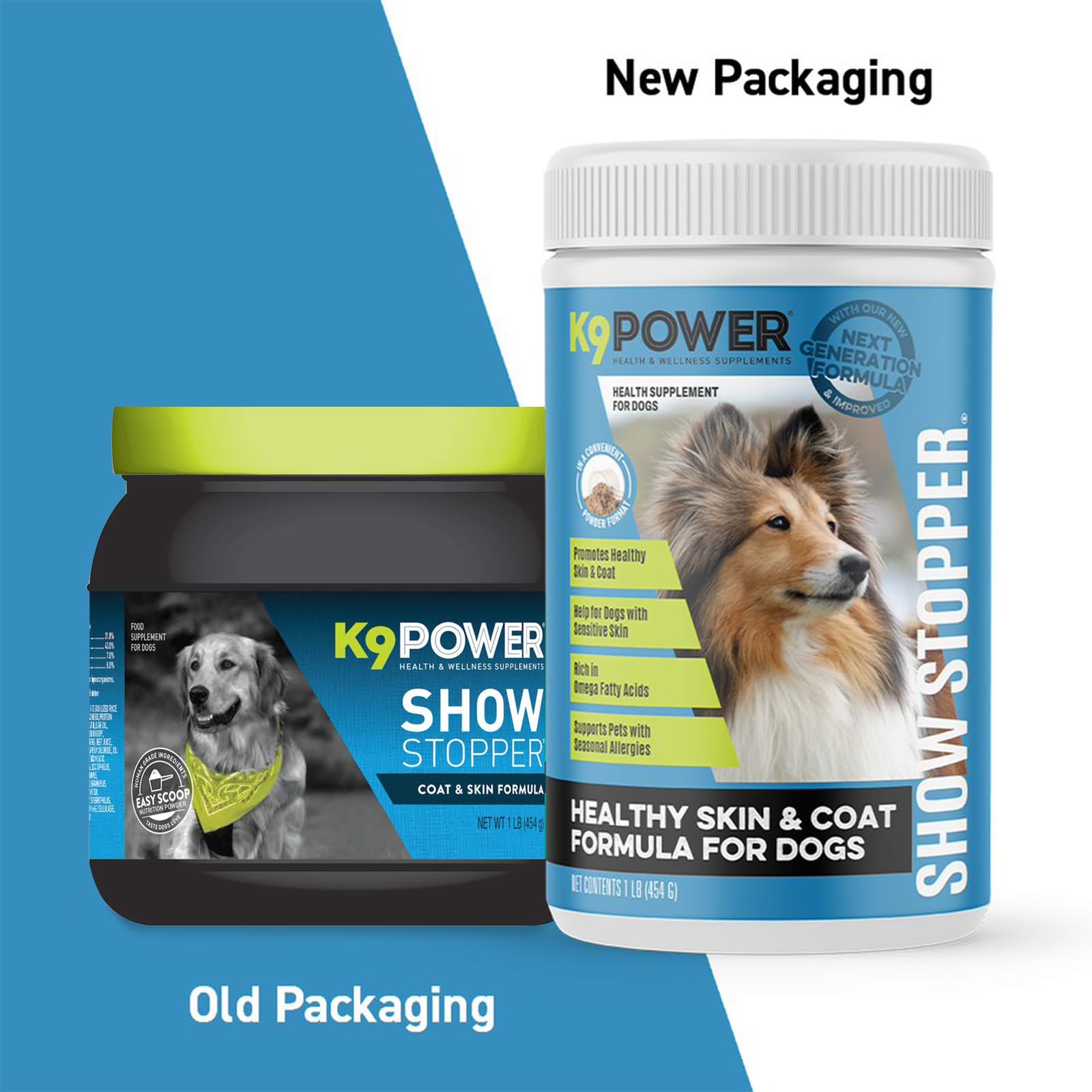 K9Power Show Stopper – vitamine C, soutien antioxydant pour chiens actifs.