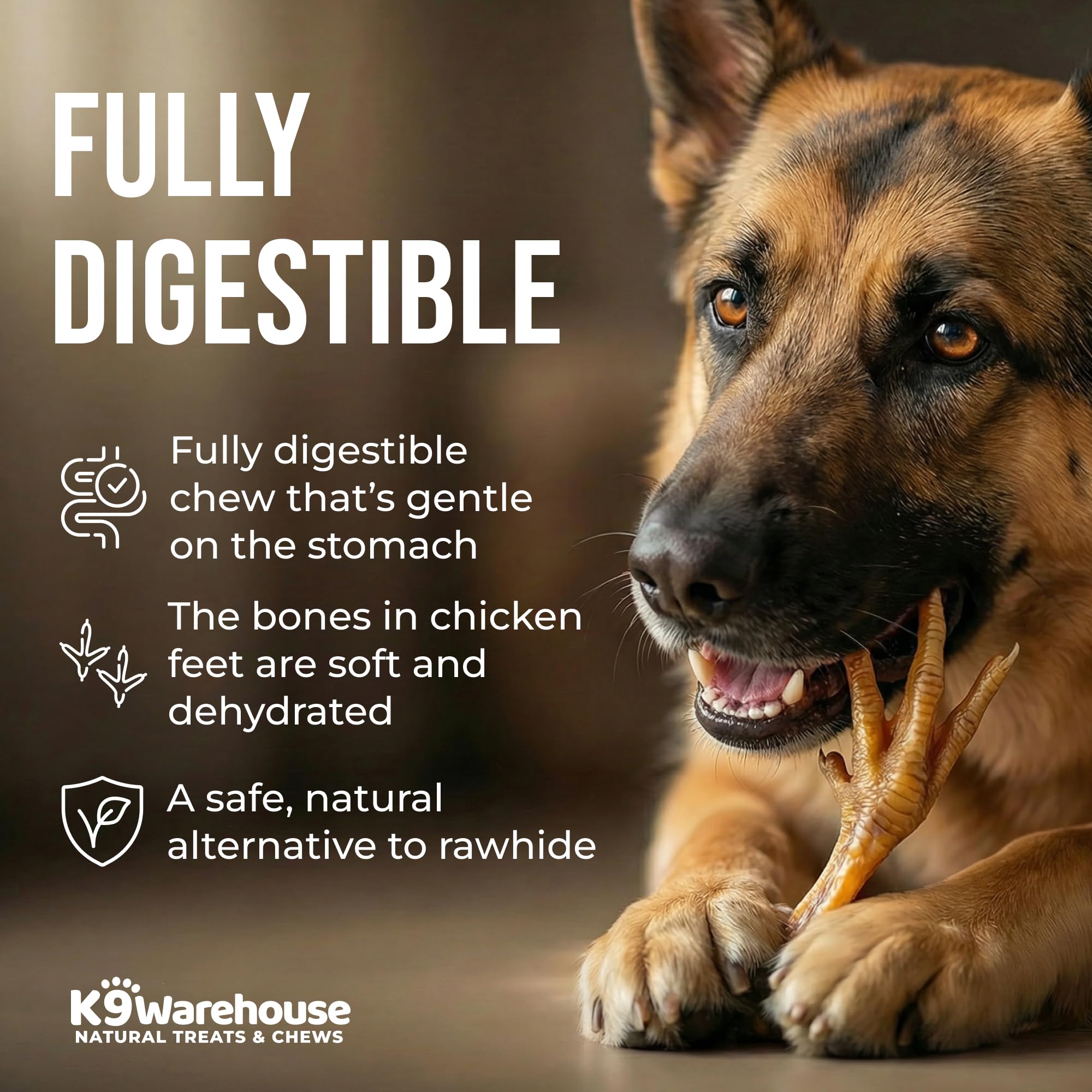 Saveur riche et croquante, K9warehouse, idéal pour récompenser et fidéliser.