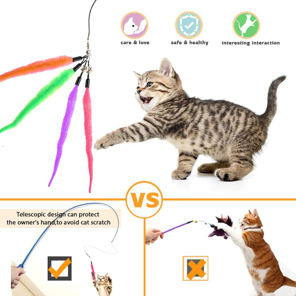 Idéal pour des sessions interactives quotidiennes avec votre chat.