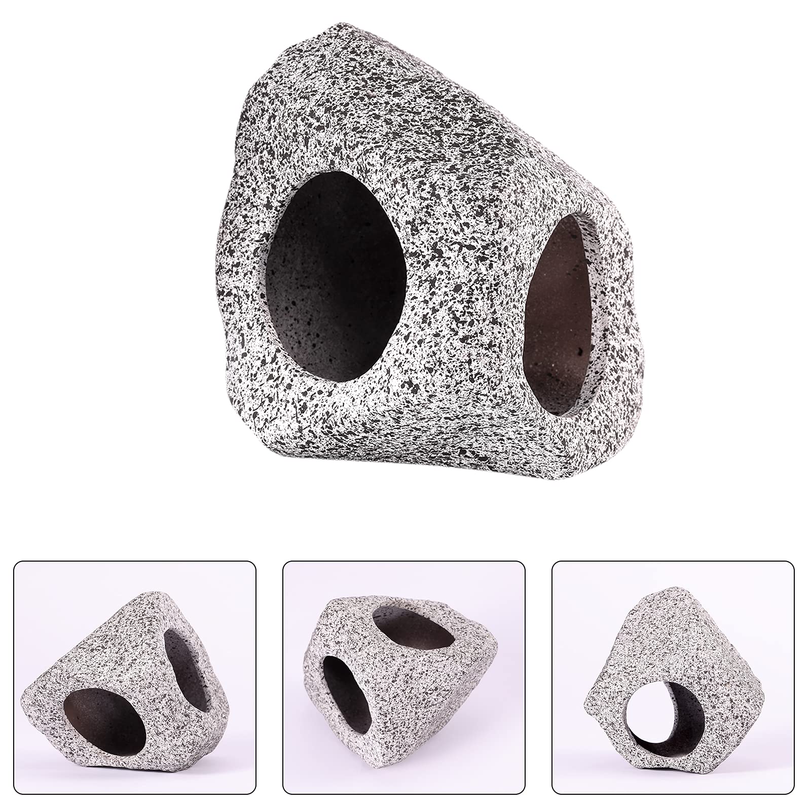 Kabuda cavité en céramique pour aquarium, surface lisse et sécurité.