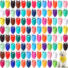 Kacctyen bandanas chien - ensemble 100 pièces prêt à personnaliser