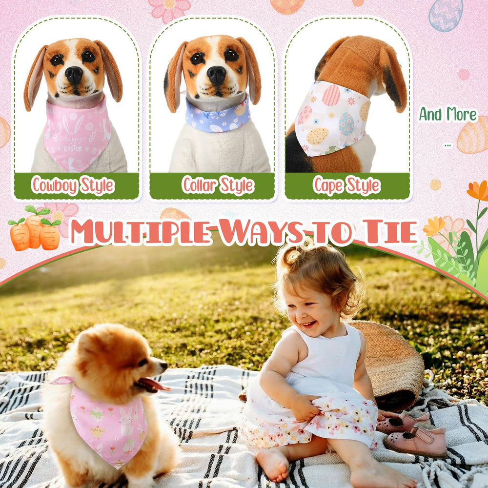 Bandanas Kacctyen en polyester doux, confort quotidien pour animaux.