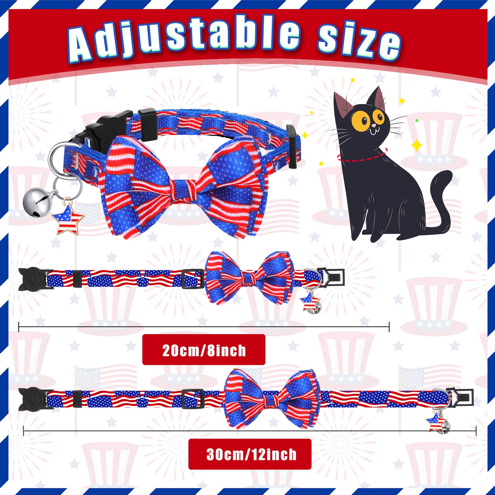 Kacctyen collier Saint-Valentin avec nœud papillon, élégant et idéal pour les photos.
