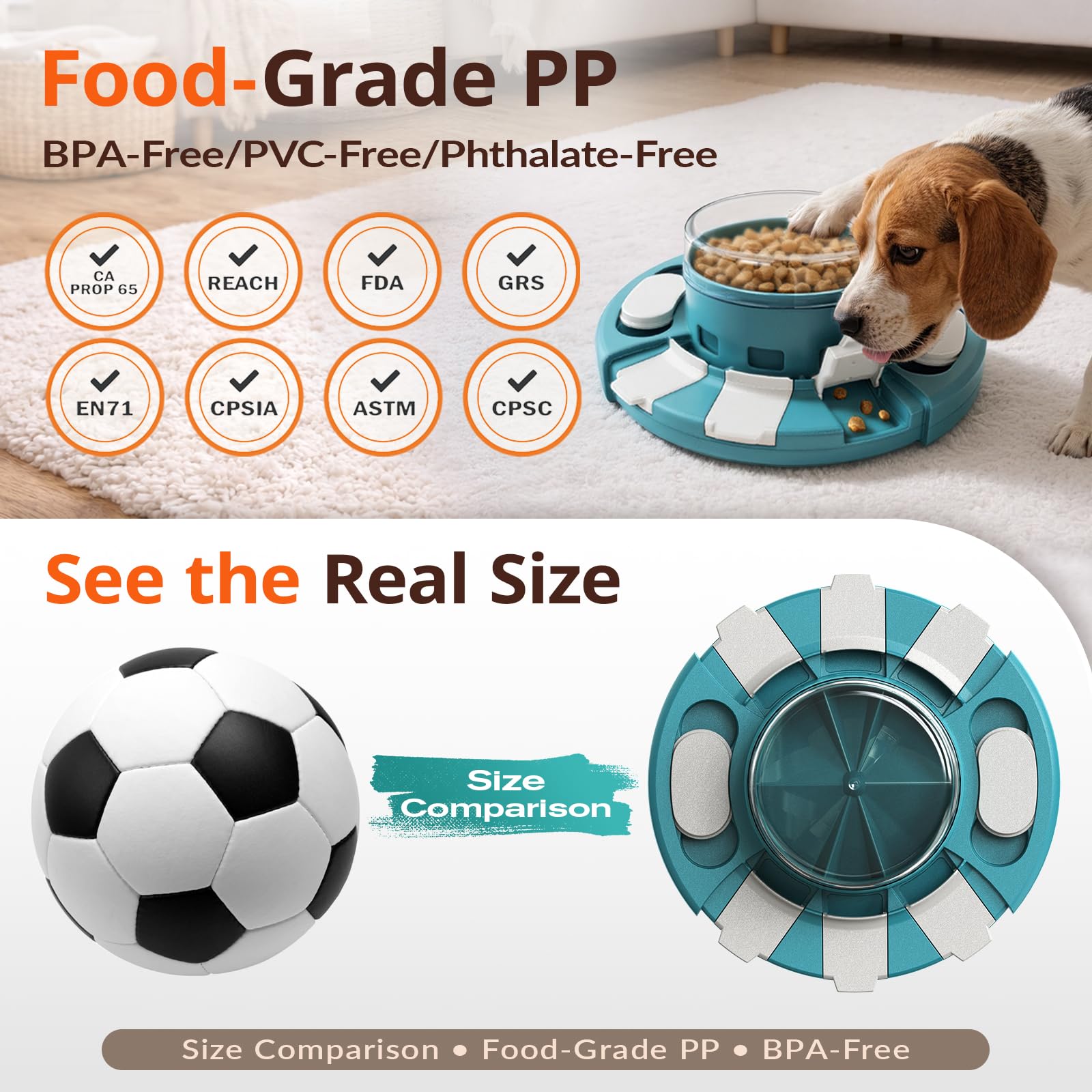 KadTC puzzle chien – gestion des portions pour repas ou friandises équilibrés.