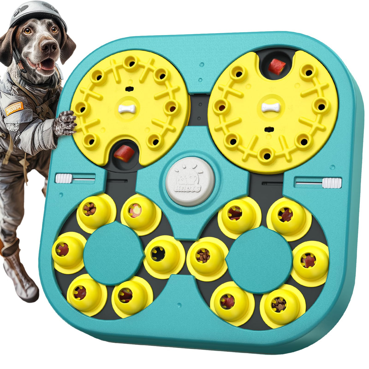 KADTC Puzzle Chien 5 Niveaux: stimulation mentale progressive.