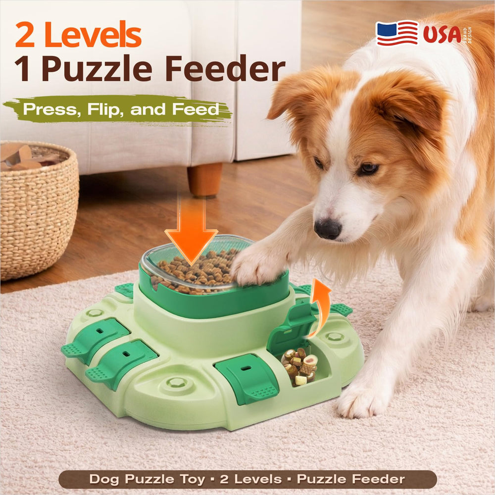 KADTC puzzle-chien niveau 2 centre remplissage: défi accru pour chien.