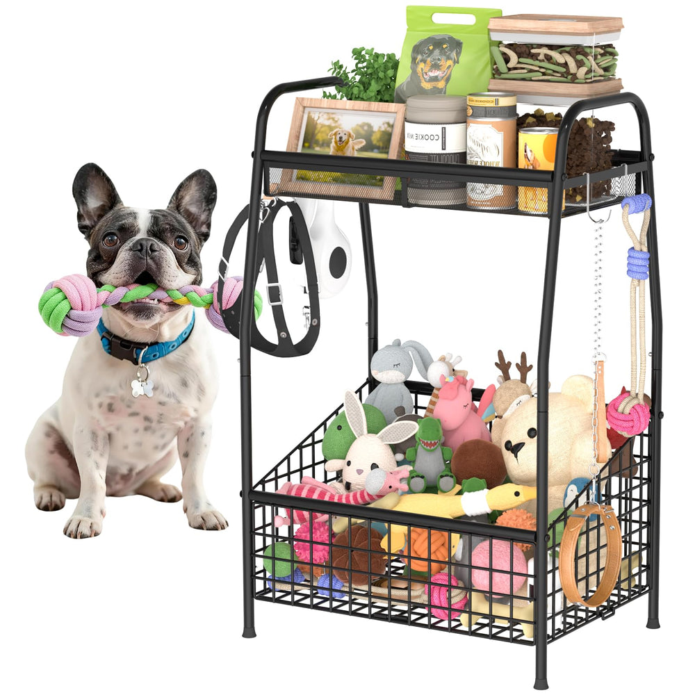 Kaiferty panier-jouets-chien-indestructible-moyen, rangement robuste pour jouets résistants.