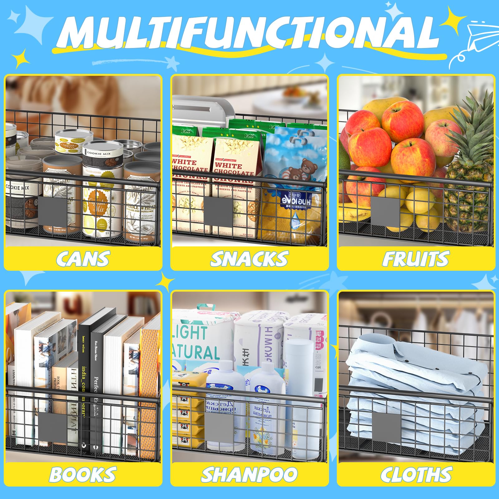Kaiferty Rangement-jouets maison charme rustique, solution pratique.
