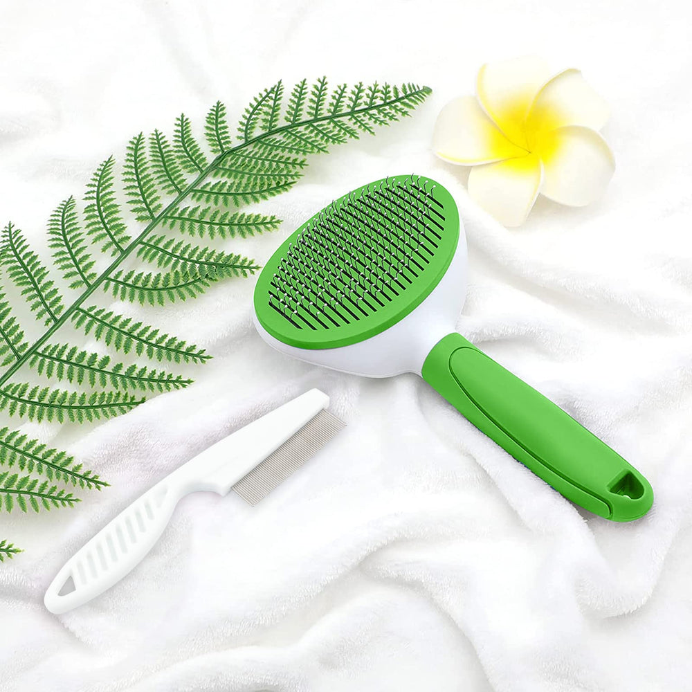 Brosse Kalamanda couleur verte en gros plan sur le design