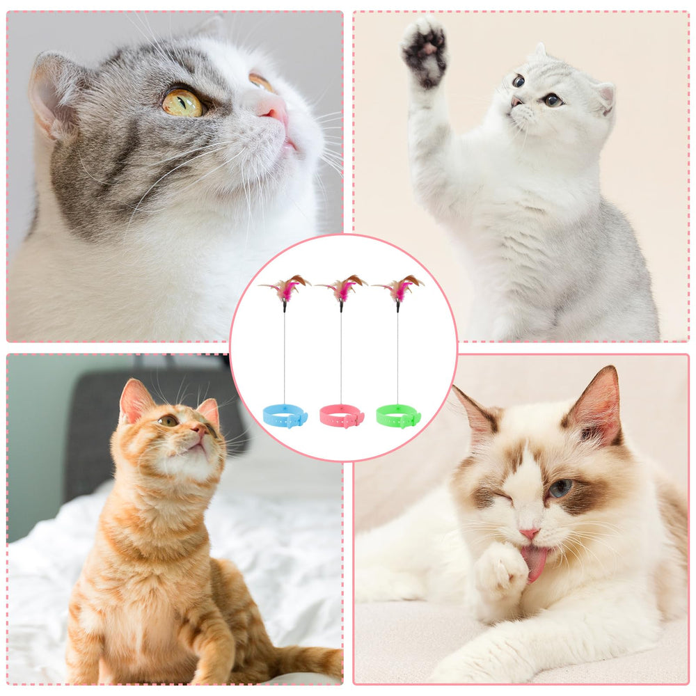 Kalamanda ensemble-jouets-chat triple pour sessions variées