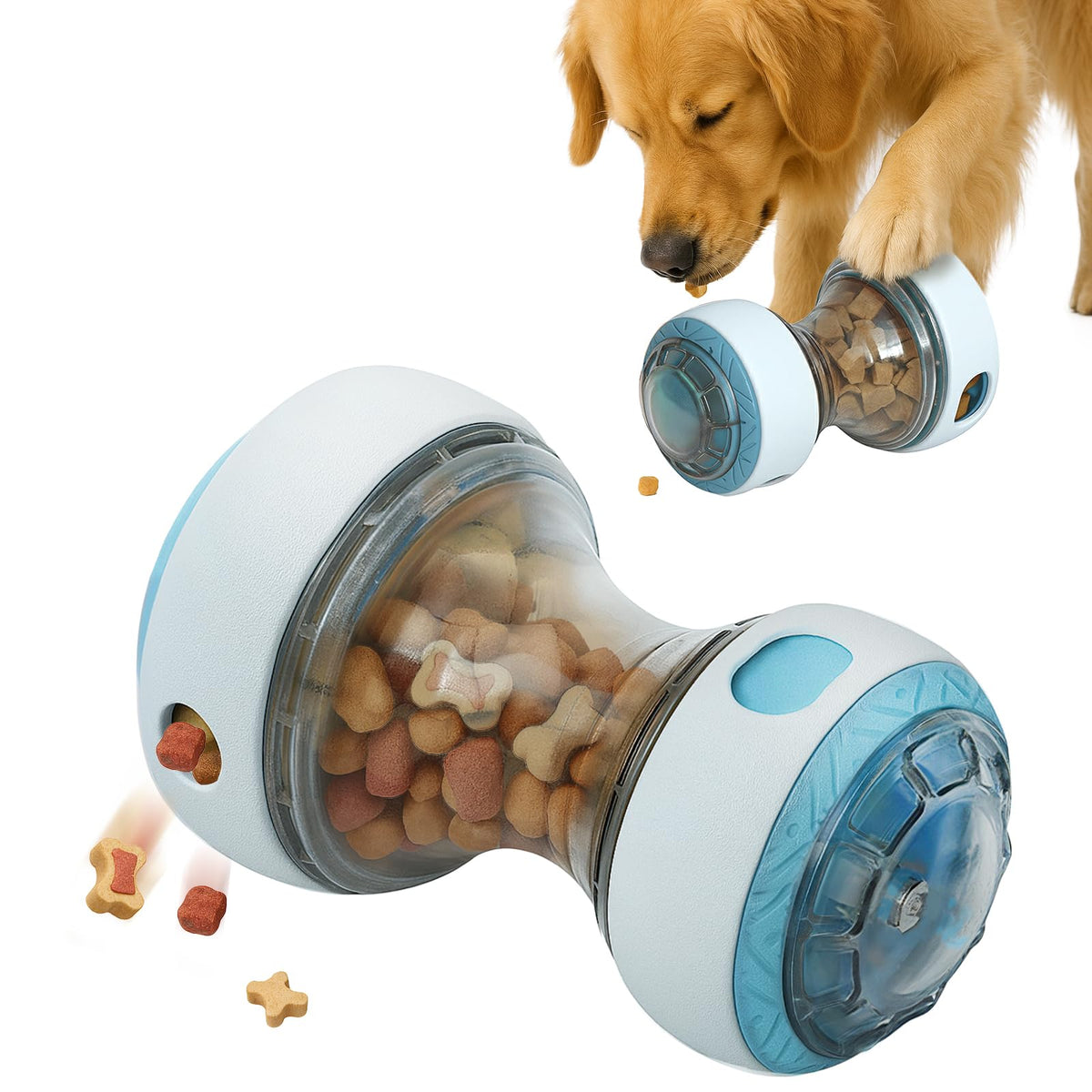 Kalimdor, jouet puzzle interactif bleu, stimule l engagement mental du chien