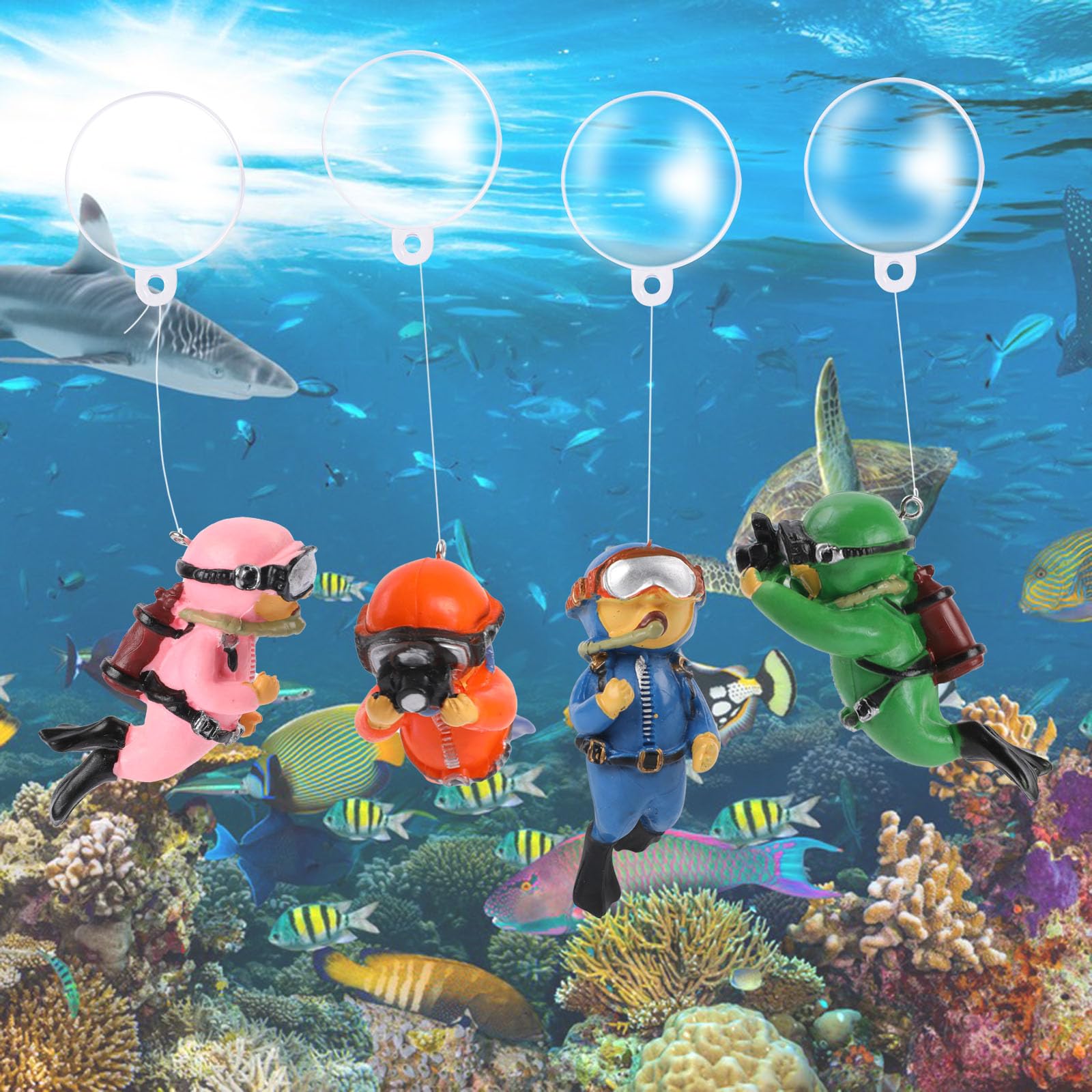 KALIONE décor d'aquarium plongeur dynamique: idéal pour dynamiser le bac