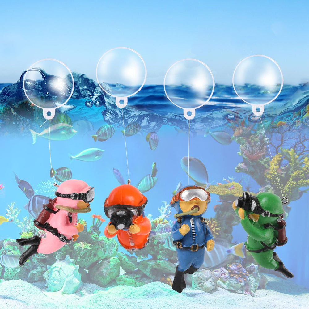 KALIONE décor d'aquarium poisson plongeur mini: crée un point focal amusant