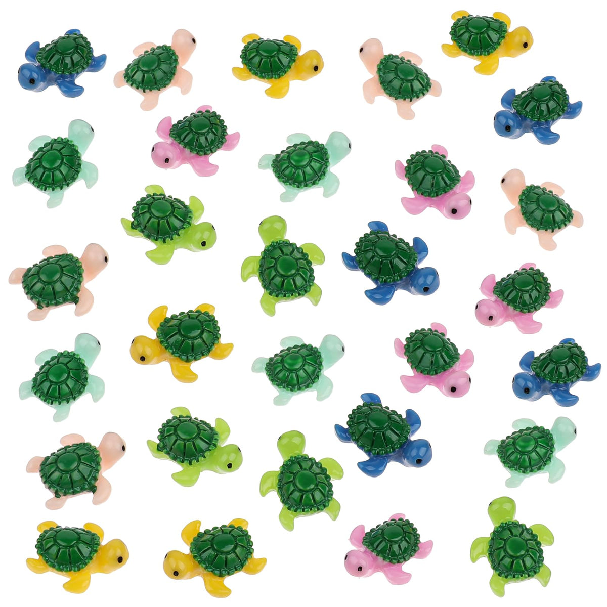 Tortue miniature Kalione verte, décor intérieur et micro-jardin