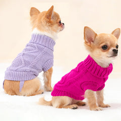 Pull Kallfir's Cutie en bleu pour petit chien, protection contre le froid.