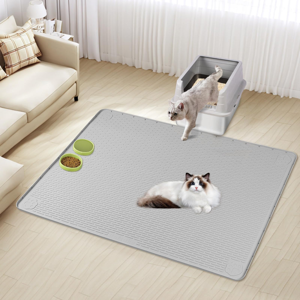 Kalolary Tapis Litière Chat nettoyage facile entretien rapide et hygienique.