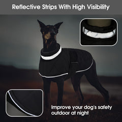KAMA BRIDAL manteau chien hiver - fermeture velcro rapide sans frottement.