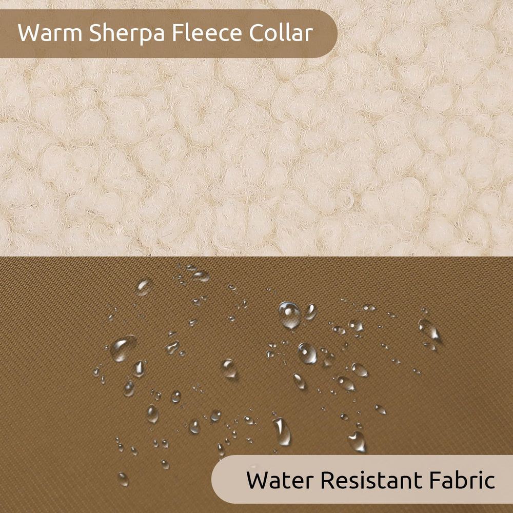 Fermeture zippée lisse du manteau chien KAMA BRIDAL, habillage rapide et sûr.