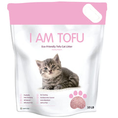 I AM TOFU de KAMY's ZOO — emballage clair pour démarrer une litière naturelle.