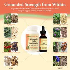 Kan Herb Rehmannia Eight emballage Californie, assurance qualité pour votre compagnon.