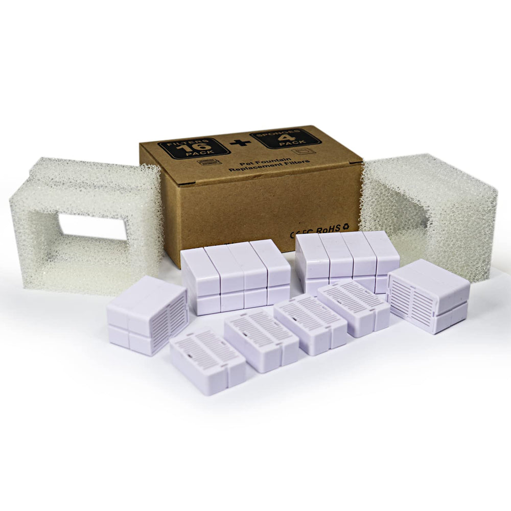 Nettoyage facile des filtres KANCHOU pour fontaine chat, entretien rapide.
