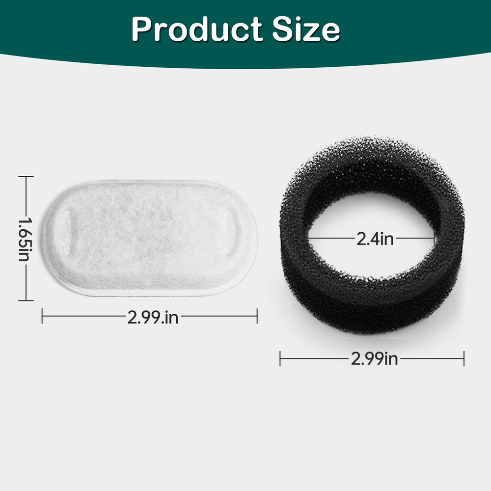 KANCHOU pack 8 filtres pour fontaine chat compatibles