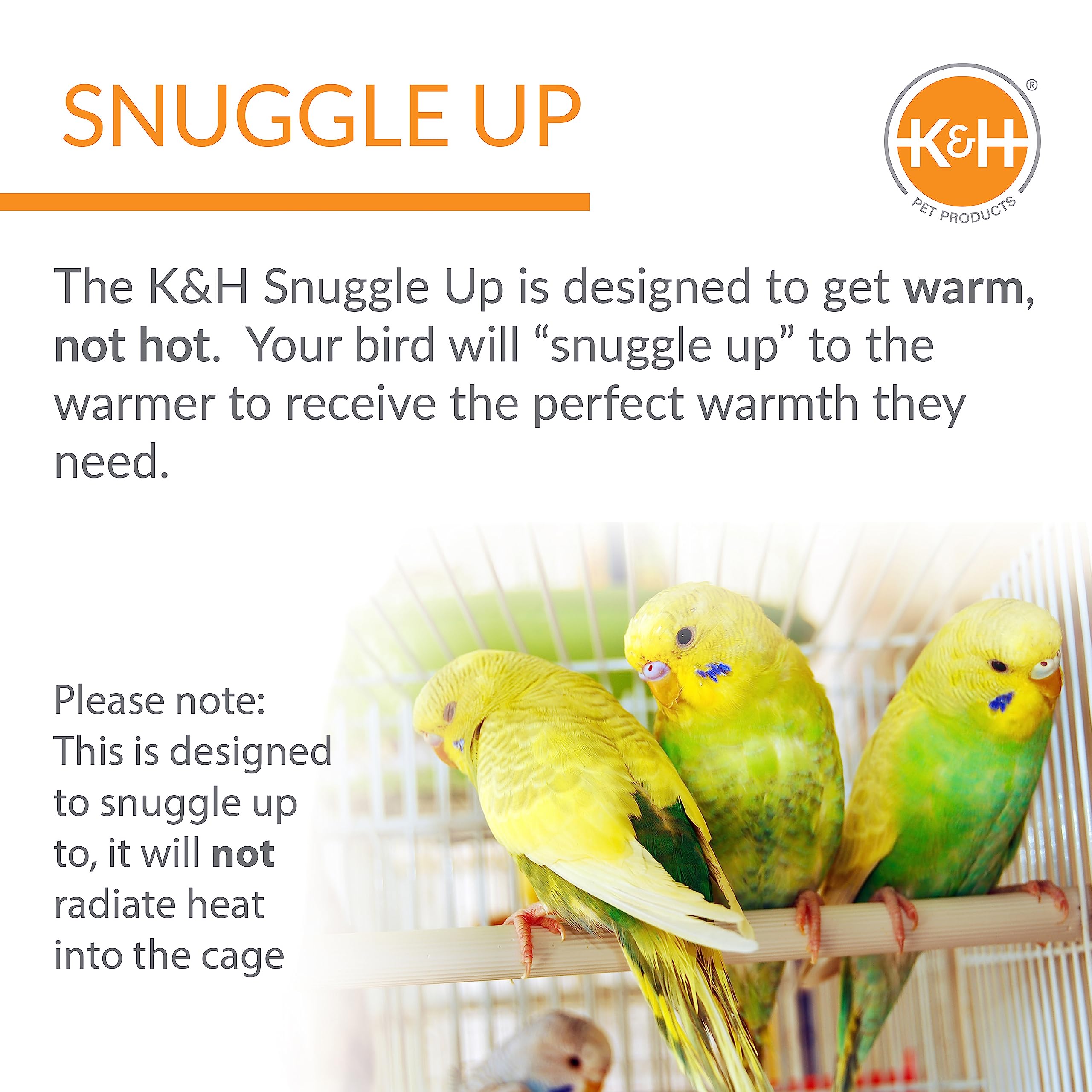 K&H Snuggle-Up connexion 12 V, sécurité et facilité d'entretien.
