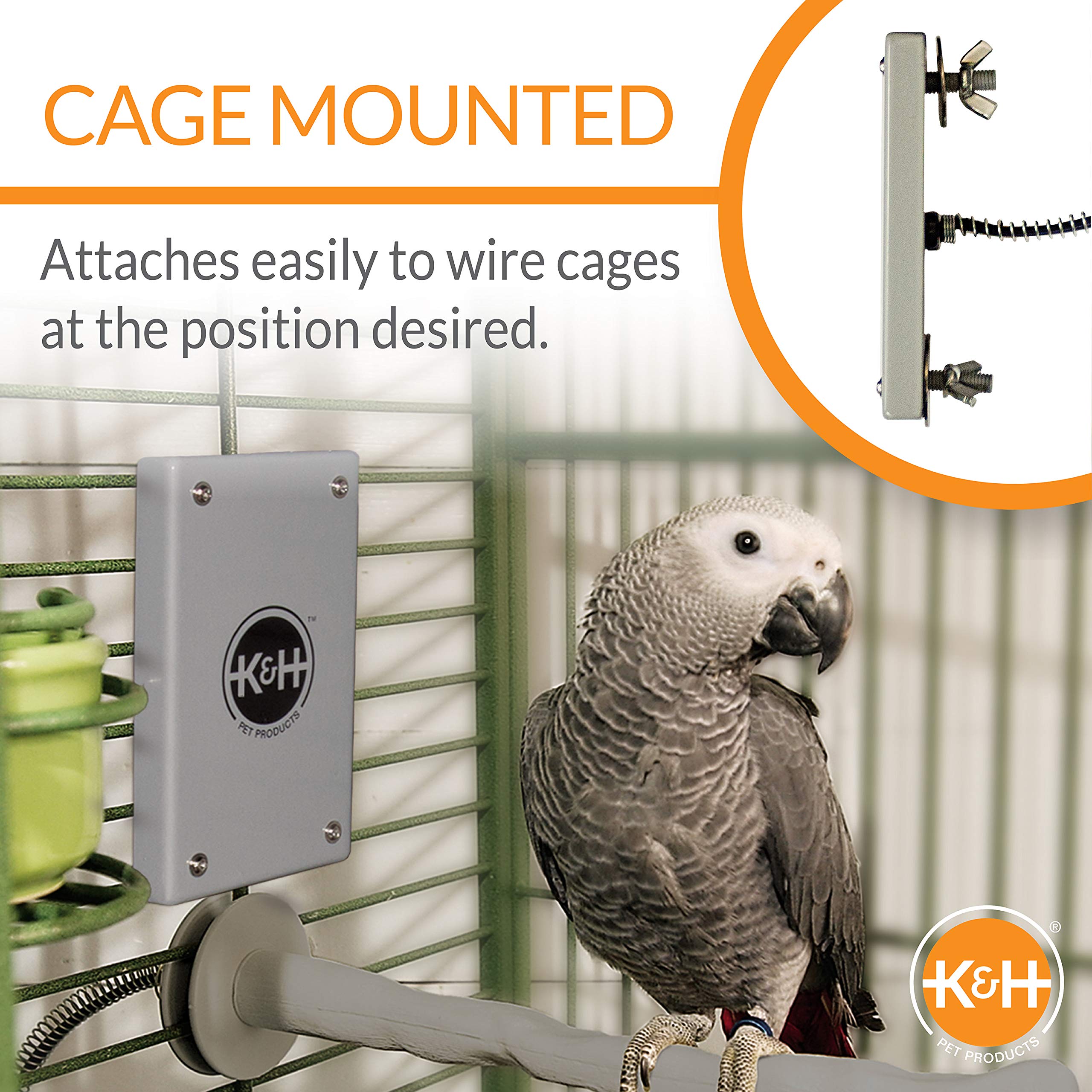 K&H Snuggle-Up plaque et dispositif local de chaleur pour cage.