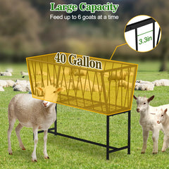 KANEODOT porte-foin capacite-40-gallons : permet de nourrir plusieurs animaux sur une seule charge.