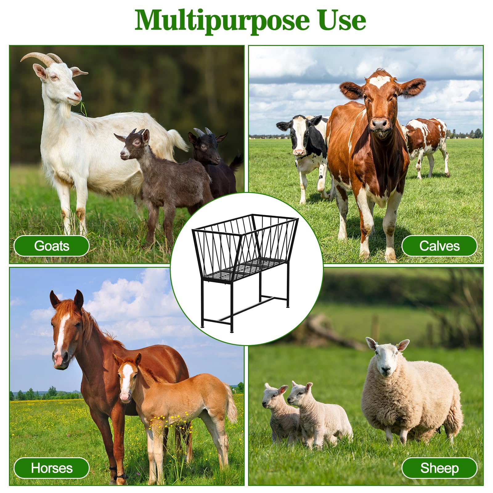 KANEODOT usage-chevres-moutons-chevaux : adaptable à plusieurs animaux pour une distribution stable.