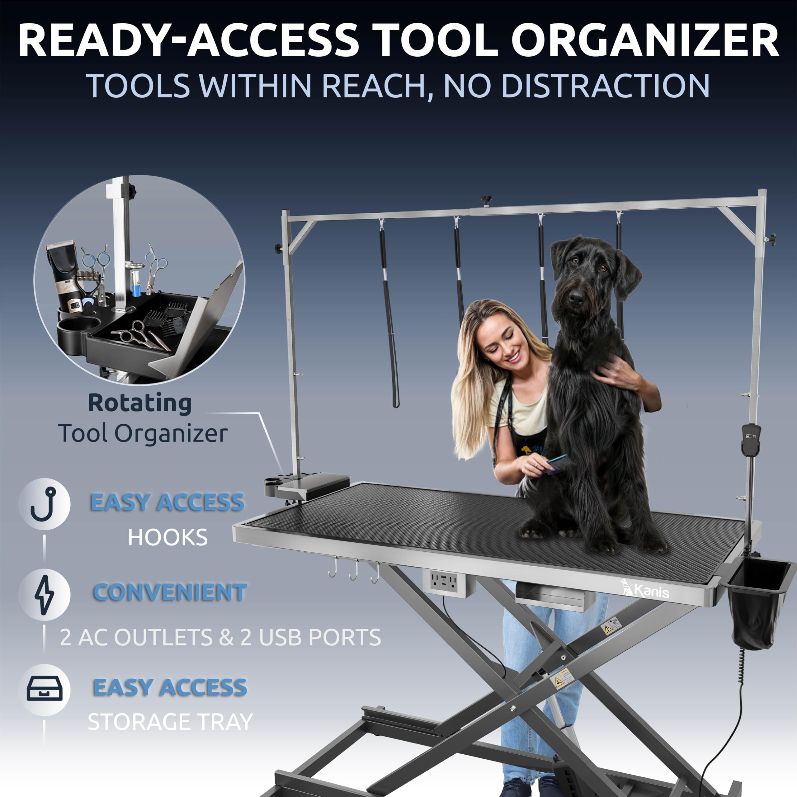 KANIS boucles de retention quatre pour sécurité du chien.