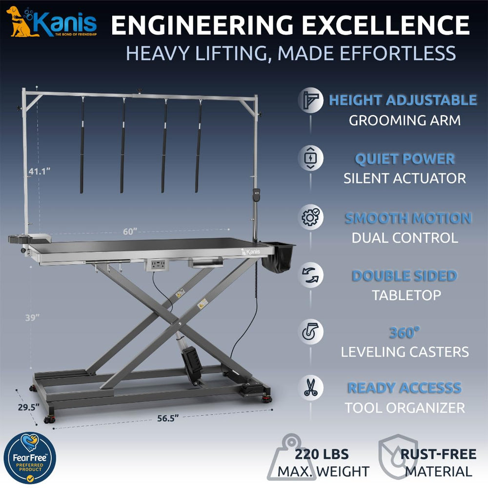 KANIS châssis inox robuste pour usage quotidien.