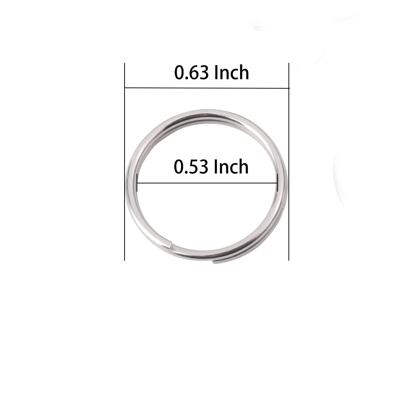 KANSPHY: anneaux inox robustes 16 mm pour chiens et chats, usage quotidien.